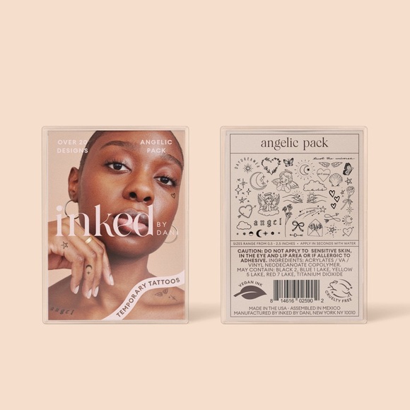 💜 Inked by Dani Temporary Tattoos Angelic Pack - NWT - Picture 3 of 10